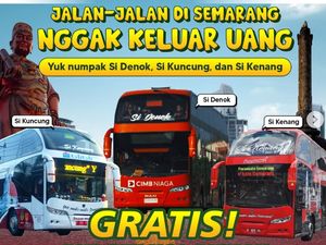 Gratis! Naik Bus Wisata Semarang Si Denok-Si Kuncung-Si Kenang, Begini Caranya