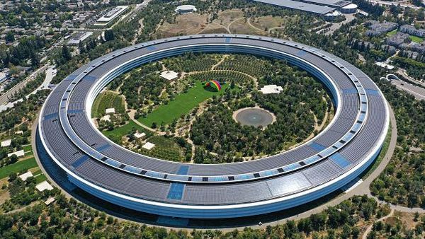 Megahnya Apple Park Difoto dari Udara, Pusat Teknologi Senilai Rp 65 T