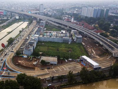 Penampakan Terkini Pembangunan Tol Becakayu Seksi 2A