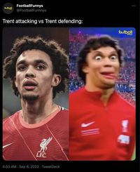 Trent Alexander-Arnold Saat Menyerang Suhu, Ketika Bertahan Cupu!