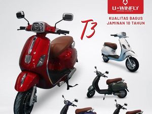 Mirip Banget Vespa, Motor Listrik UWinfly Dijual Mulai dari Rp 10 Jutaan Mirip Banget Vespa, Motor Listrik UWinfly Dijual Mulai dari Rp 10 Jutaan