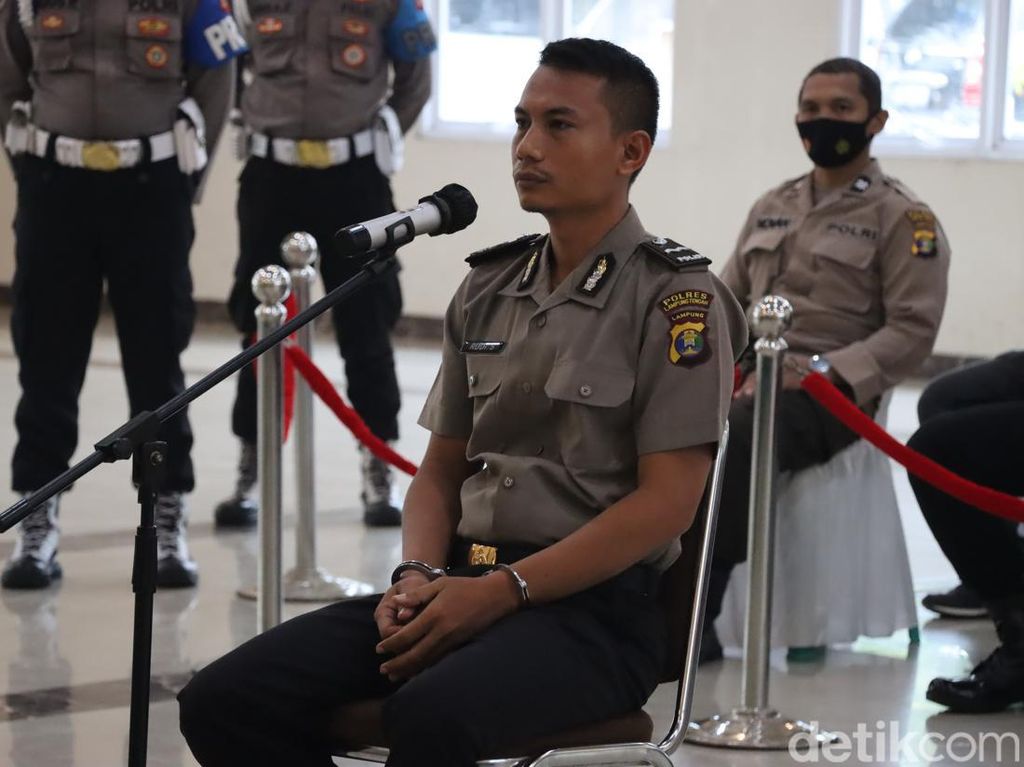Polisi Tembak Polisi di Lampung, Rudi Divonis 12 Tahun Penjara