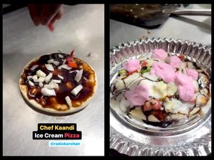 Auto Mual! Di India Ada Pizza Topping Bawang Bombai dan Es Krim Stroberi