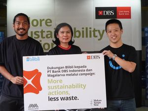 Bank DBS Indonesia Olah 13 Ton Sampah Makanan Jadi Pakan Ternak