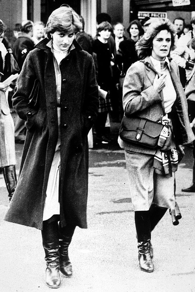 Camilla Parker Bowles Camilla Parker Bowles and Prince Charles walk out of the Ritz January 28, 1999. More than 100 photographers took up positions outside London's Ritz hotel for the most elusive shot of all -- Prince Charles together with his long-time lover Camilla Parker Bowles. (photo by UK Press)