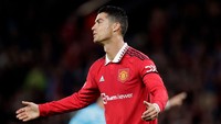 Cristiano Ronaldo yang akhirnya tampil sebagai starter dan main penuh, tampil mejan (Getty Images)