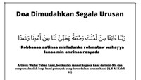 7 Doa Dimudahkan Segala Urusan dan Dilancarkan Rezekinya