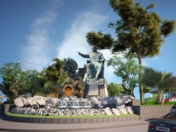 Begini Rancangan Penataan Taman Bung Karno di Tabanan