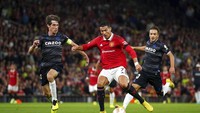 Laga dimulai, babak pertama tuntas 0-0 sama kuat. Ada gol Cristiano Ronaldo yang dianulir di menit ke-35 karena offside (AP)