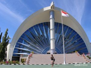Megahnya Kantor Gubernur NTT, Bangunan Berbentuk Sasando Raksasa Megahnya Kantor Gubernur NTT, Bangunan Berbentuk Sasando Raksasa