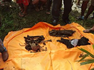 Geger! Tengkorak Manusia Ditemukan di Pinggir Sawah Kota Binjai Geger! Tengkorak Manusia Ditemukan di Pinggir Sawah Kota Binjai