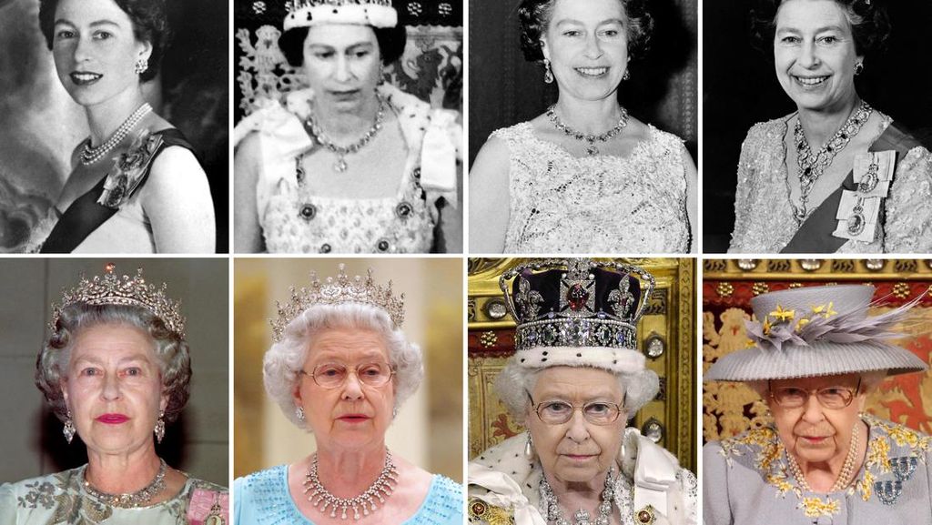 Transformasi Ratu Elizabeth II dalam Tiap Dekade