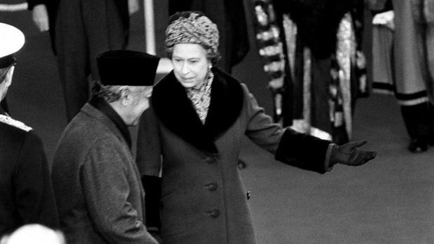 Ratu Elizabeth II dan Soeharto