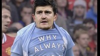 Lagi-lagi performa Maguire dapat sorotan. Maguire lagi, Maguire lagi... Foto: dok. Twitter