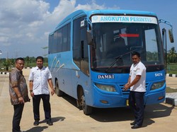 Damri Mulai Uji Coba Koneksi Antarmoda Rute Daya Makassar-Stasiun KA Maros