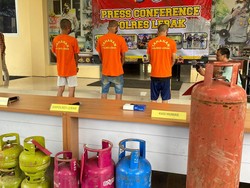 3 Tersangka Pengoplos Elpiji Subsidi di Lebak Raup Untung Rp 10 Juta
