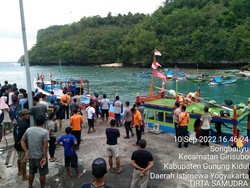 Operasi Pencarian ABK Hilang di Sadeng Gunungkidul Dihentikan