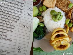 Beli Nasi Tempong Cumi, Pria Ini Kaget Harganya Rp 130 Ribu!