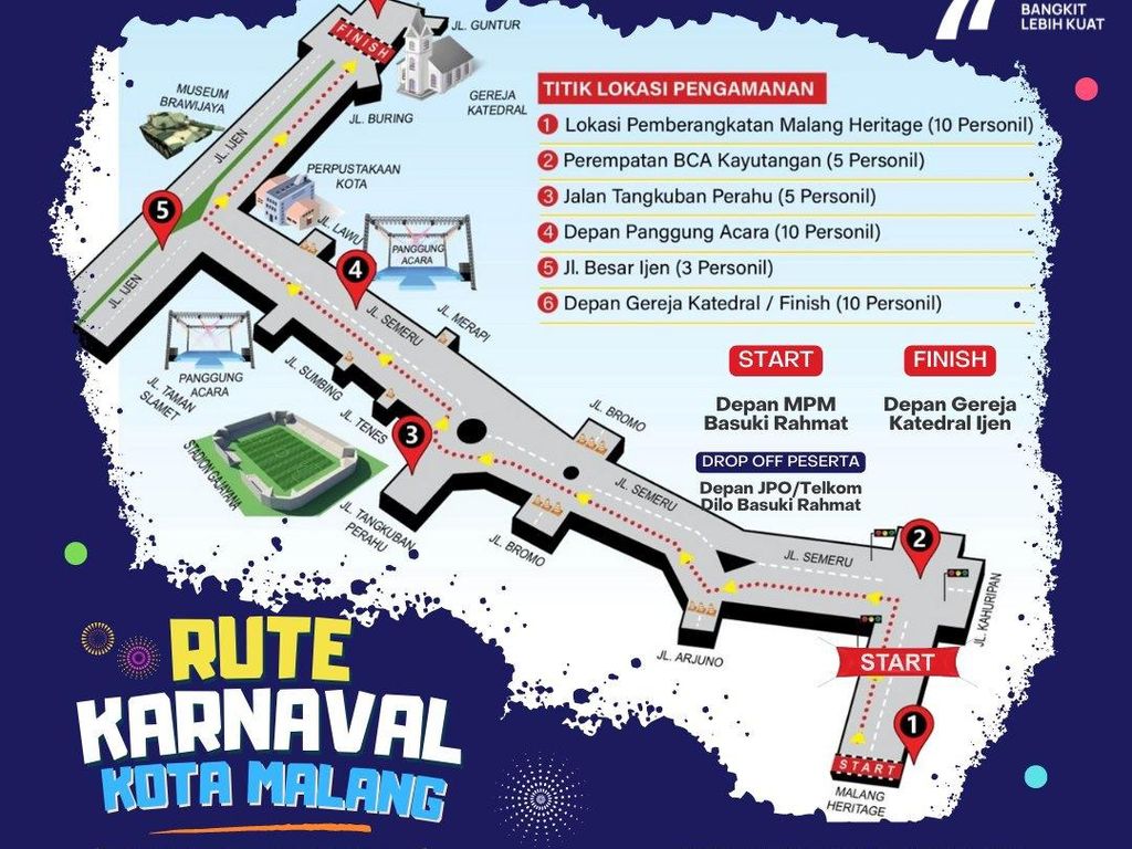Yuk Merapat yang Lagi Liburan ke Malang, Besok Ada Karnaval di Jalan Ijen! Yuk Merapat yang Lagi Liburan ke Malang, Besok Ada Karnaval di Jalan Ijen!