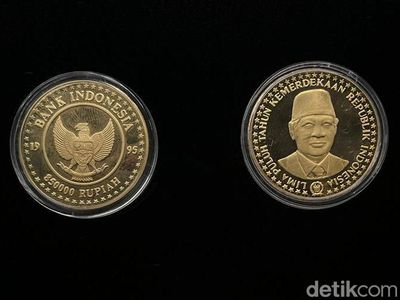 Langka Nih! Penampakan Uang Koin Rp 850.000 Bergambar Soeharto
