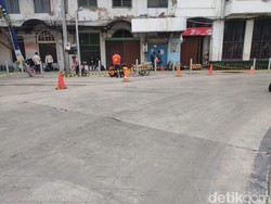 Begini Permukaan Jalan Kota Tua yang Bikin Pemotor Tergelincir