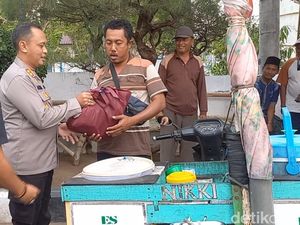 Polres Jajaran Polda Jatim Berlomba Beri Bansos ke Warga di Tengah BBM Naik