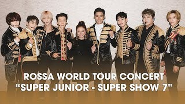 Potret Super Junior bersama Rossa/ Foto: youtube.com/rossaofficial Potret Super Junior bersama Rossa