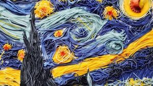 Keren! Ada Baby Joda hingga Lukisan Van Gogh yang Dibuat dari Pasta