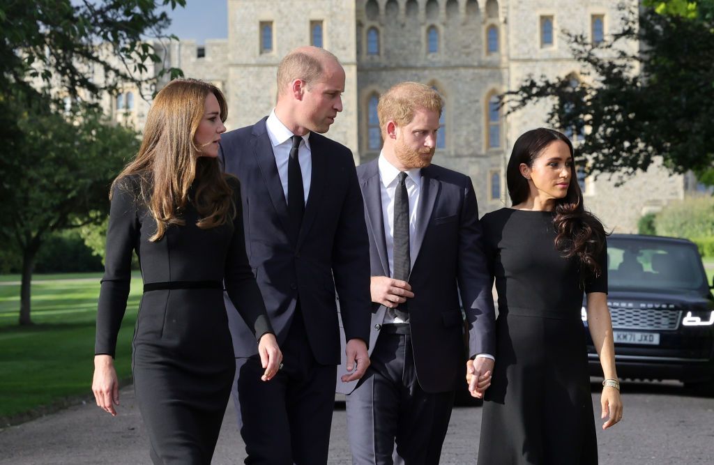 Pangeram William, Kate Middleton, Pangeran Harry, Meghan Markle
