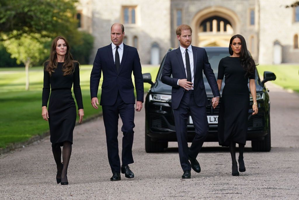 Pangeram William, Kate Middleton, Pangeran Harry, Meghan Markle