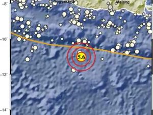 Gempa M 5,6 Guncang Pacitan