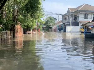 Penampakan Perumahan Ciledug Indah Terendam Banjir