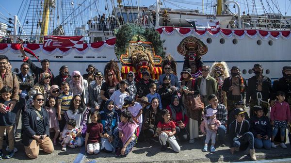 Intip Keseruan Open Ship KRI Bima Suci-945 di Sydney