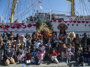 Intip Keseruan Open Ship KRI Bima Suci-945 di Sydney