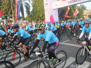 Ratusan Pesepeda Gowes 160 Kilometer Keliling Pegunungan Muria