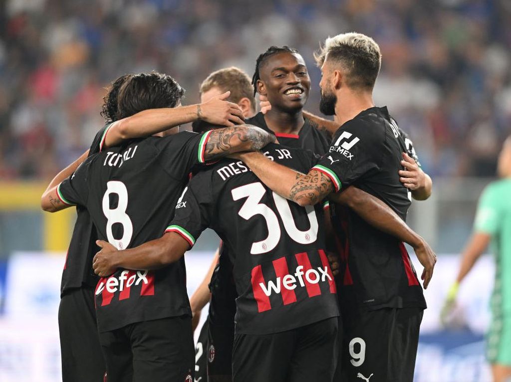 Sampdoria Vs AC Milan: 10 Pemain Rossoneri Menang!
