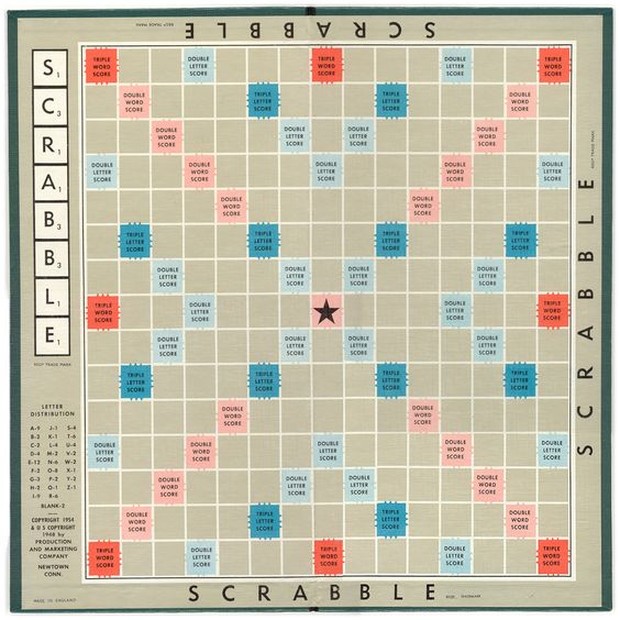 Scrabble/foto: pinterest.com/jamie langford on Flickr scrabble board game