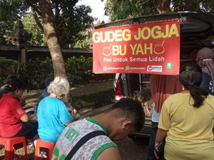 Pedagang Gudeg Semringah, Harap CFD Denpasar Digelar Rutin Pedagang Gudeg Semringah, Harap CFD Denpasar Digelar Rutin