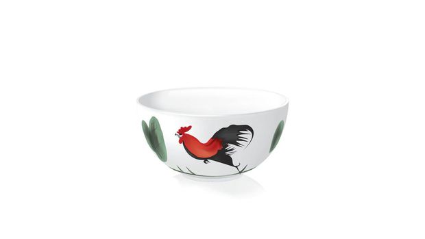 Realistic Illustration of Rooster Bowl. Vector