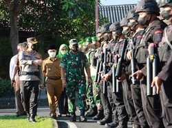 600 Personel Termasuk Brimob Amankan Pilkades Serentak di Mojokerto