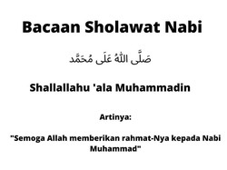 5 Bacaan Sholawat Nabi Pendek Agar Banyak Rezeki