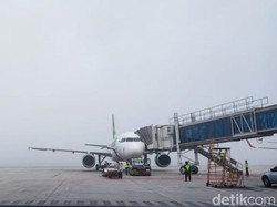 7 Penerbangan di Bandara SSK II Pekanbaru Terdampak Akibat Kabut Tebal