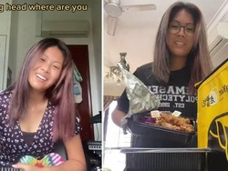 Kreatif! Sering Tak Kebagian Kepala Sotong, TikToker Ini Protes Lewat Lagu