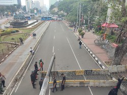 Jelang Aksi 1209, Lalu Lintas ke Arah Istana Ditutup Kawat Berduri