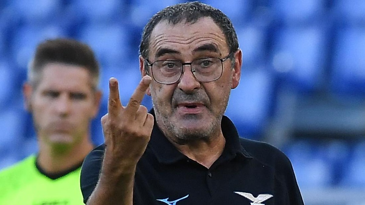 Maurizio Sarri menegaskan Lazio akan bersenang-senang melawan Bayern Munich. (Foto: Getty Images/Silvia Lore)