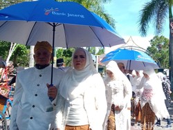 Belasan Pasangan di Klaten Ikut Nikah Massal, Pengantin Tertua 80 Tahun