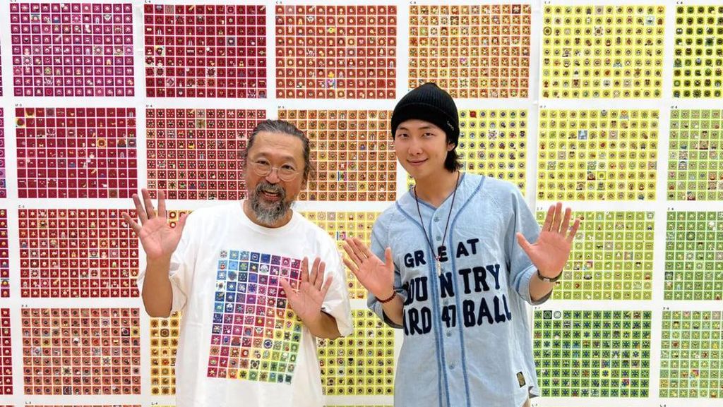 RM BTS Main ke Studio Takashi Murakami, Fotonya Artsy Semua!