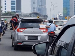 6 Hal soal Konvoi Besan Bogor Tutupi Nopol Ternyata Massa Ojol