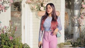 8 Gaya Vicky Shu Bercelana Pendek saat di AS, Langsing Setelah BB Turun 28 Kg