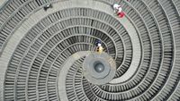Air Mancur Spiral di China Kini Mengering, Terlihat Fotojenik